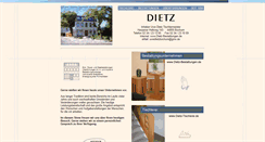 Desktop Screenshot of dietz-bestattungen.de