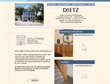 Tablet Screenshot of dietz-bestattungen.de